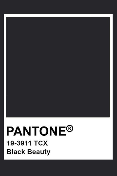 black pantone shades.